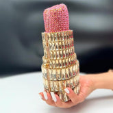 Crystal Lipstick Clutch - Agrawal Factory